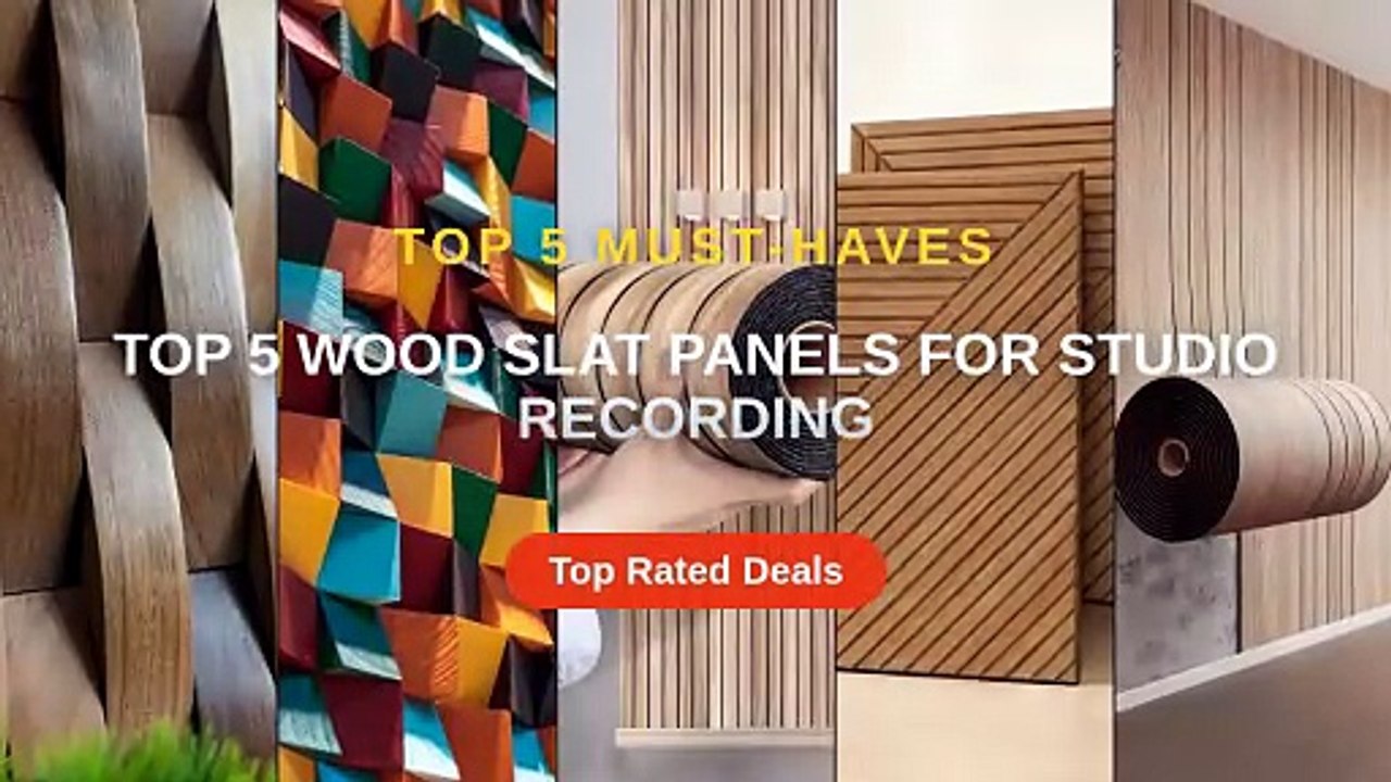 Best Top 5 Wood Slat Panels For Studio Recording on AliExpress | Review ...