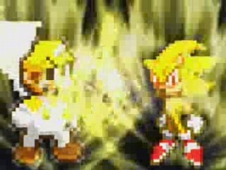 Super sonic & Super Mario vs. Master hand & Crazy hand