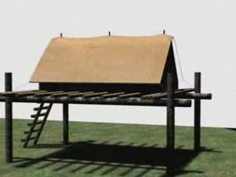 SGDF Scouts et Guides de France Tente sur Pilotis