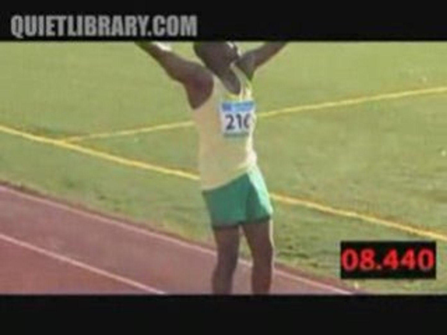 ⁣usain bolt 100m world record parody spoof