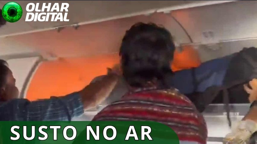 Carregador portátil pega fogo em voo e força pouso de emergência na Índia
