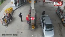 Violento intentó volar por los aires estación de servicio