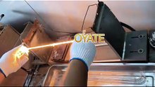 C-type 260mm 400v 2500w industrial infrared element halogen heating lamp for PET Blowing Machines
