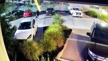 Group filmed entering North Albury gym, stealing red Holden