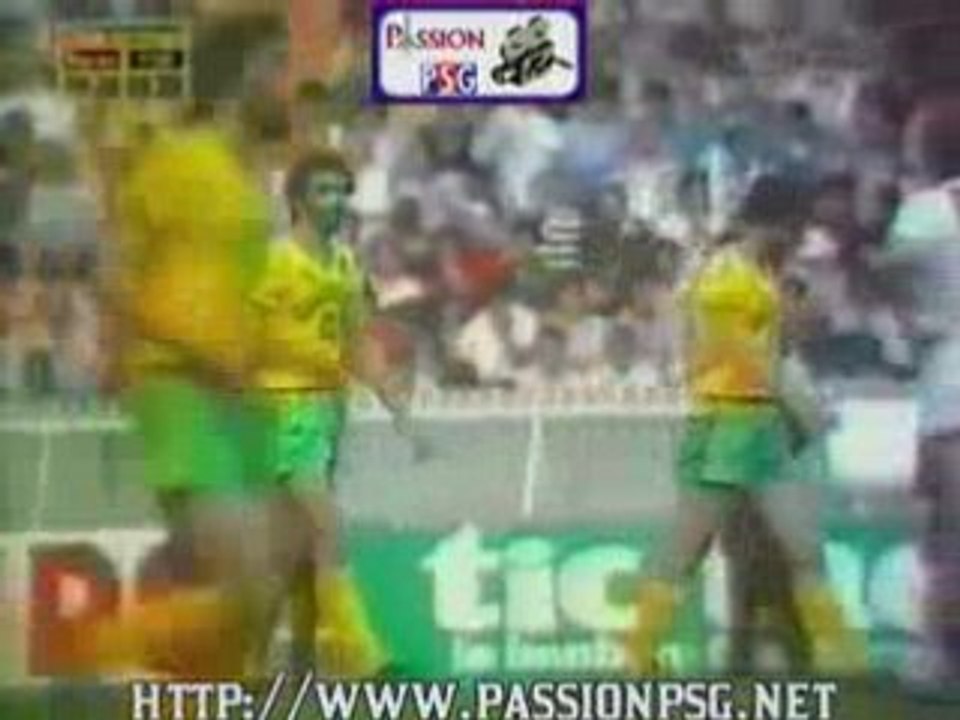 Final de la coupe de france 1983 psg nantes