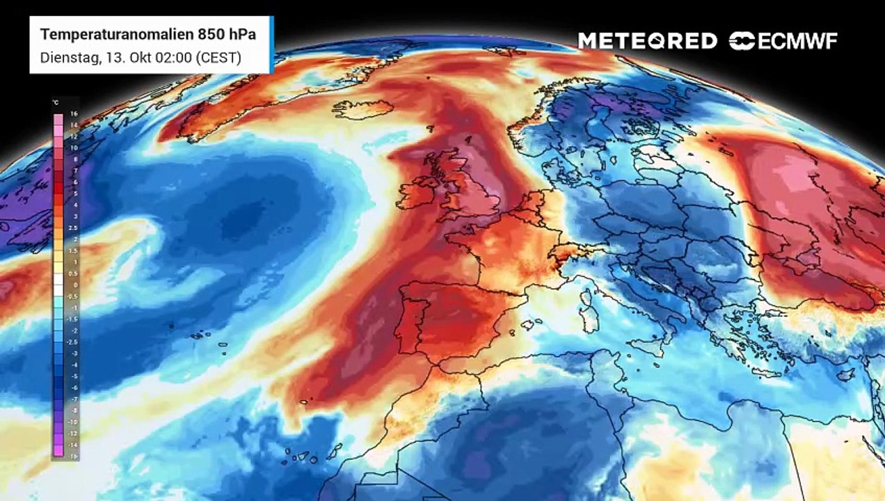 Es geht in den kommenden Tagen sehr warm weiter- in der Höhe strömt Warmluft nach Deutschland