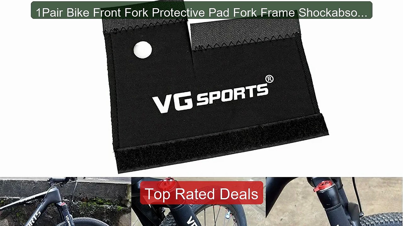 1Pair Bike Front Fork Protective Pad Fork Frame Shockabsorb... -- Top ...