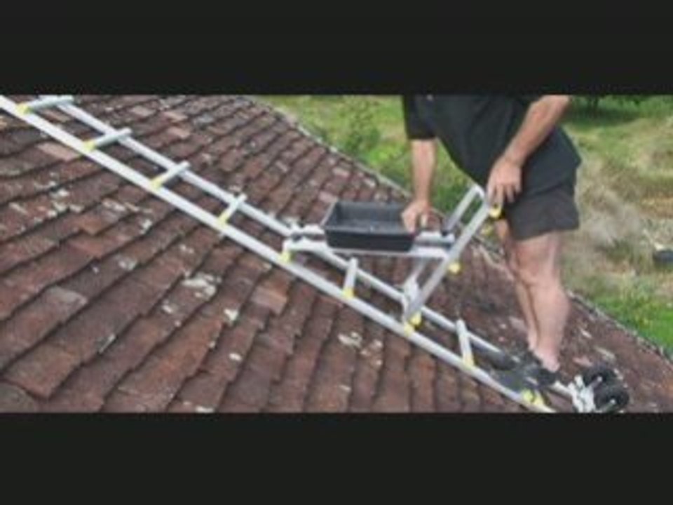 Kit Taquet repose outils sur échelle de toit