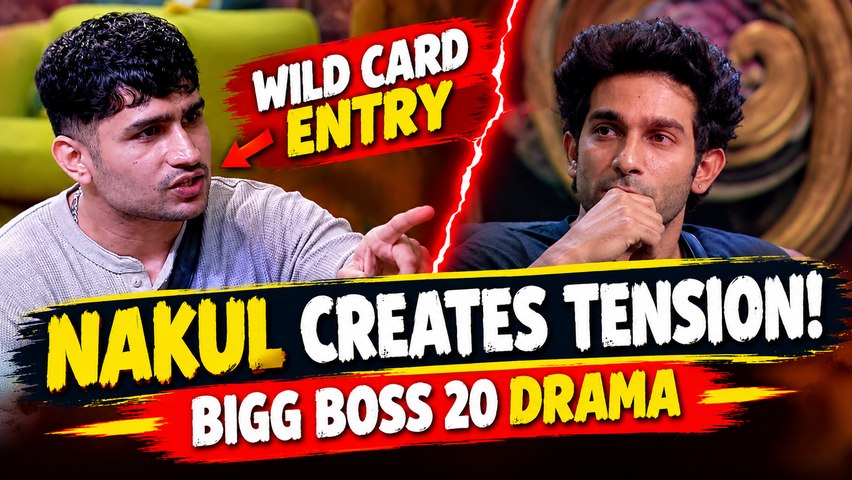 Bigg Boss 20: Nakul Dhull’s Wild Card Entry Sparks TENSION! | Aman & Arishfa Uncomfortable