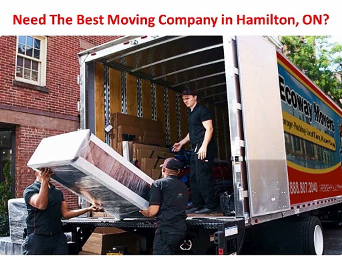 ⁣Ecoway Movers : #1 Moving Company in Hamilton, ON | 647–945–6708