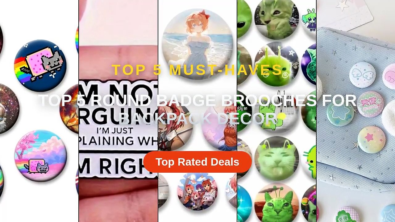 Why Everyone Is Buying Top 5 Round Badge Brooches For Backpack Decor ...