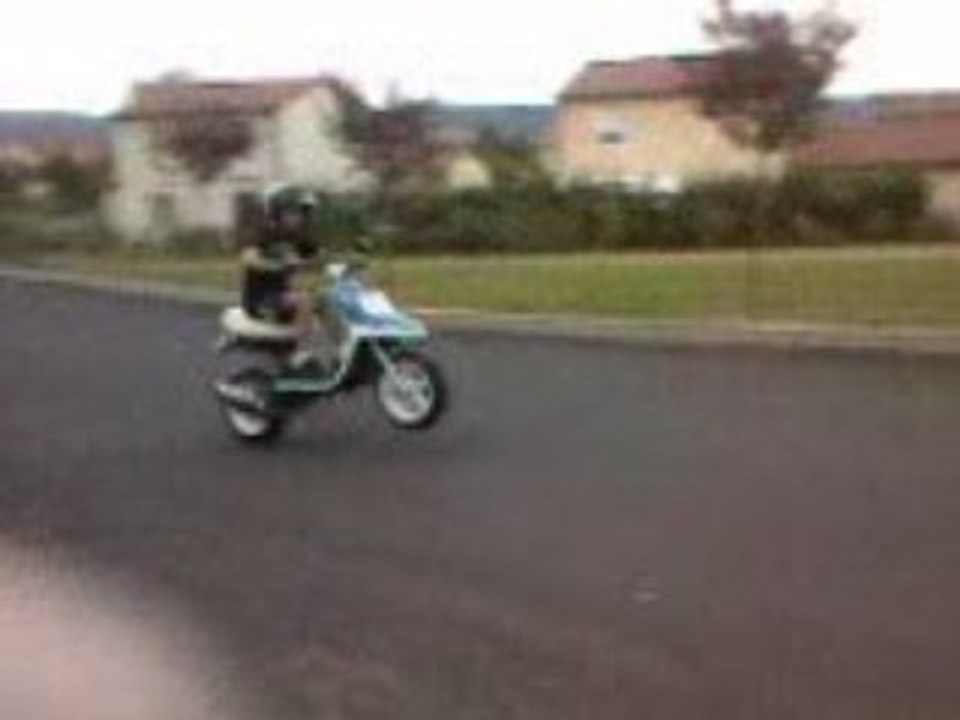 Dede premier tour de roue!