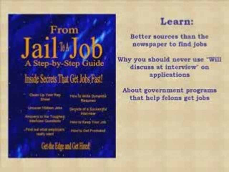 From Jail to a job