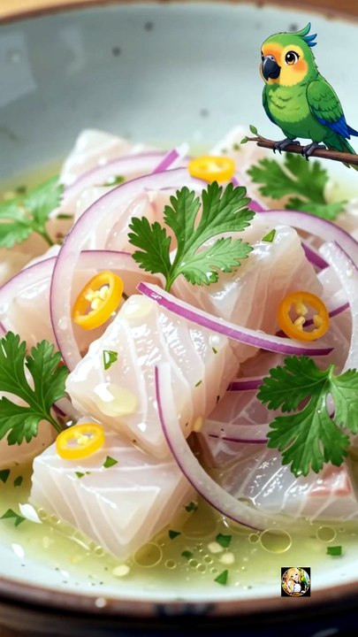 Peruvian Ceviche 🇵🇪 | Satisfying AI Anime Cooking #Shorts - video ...