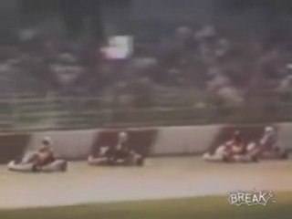 Racer Wipes Out In Go-Cart Accident