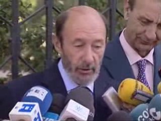 Declaraciones de Rubalcaba sobre el accidente aéreo