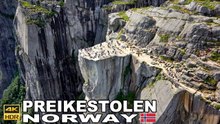 Preikestolen (Pulpit Rock), Norway – Scenic Cliff Walk Above Lysefjord in 4K