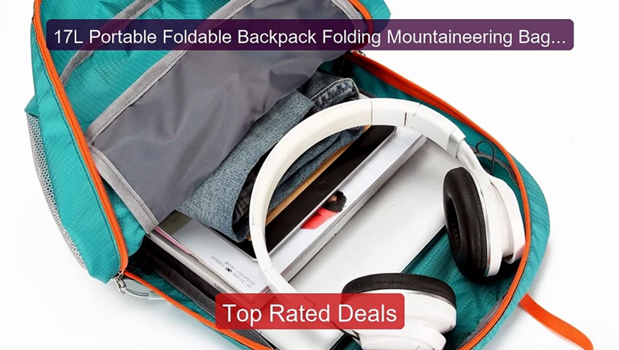 17L Portable Foldable Backpack Folding Mountaineering Bag Ultraligh... -- Top Rated 2026 | Buy Now!