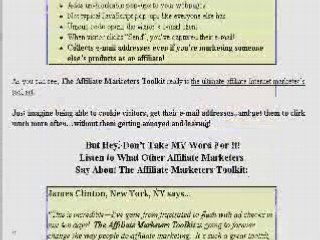 A Master Affiliate- With The Affiliate Masters Tool Kit