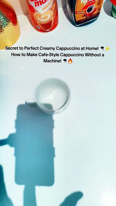 Secret to Perfect Creamy Cappuccino at Home! ☕ How to Make Cafe-Style ...