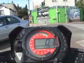 Balade dans le trafic à Dijon - KAWASAKI Z750