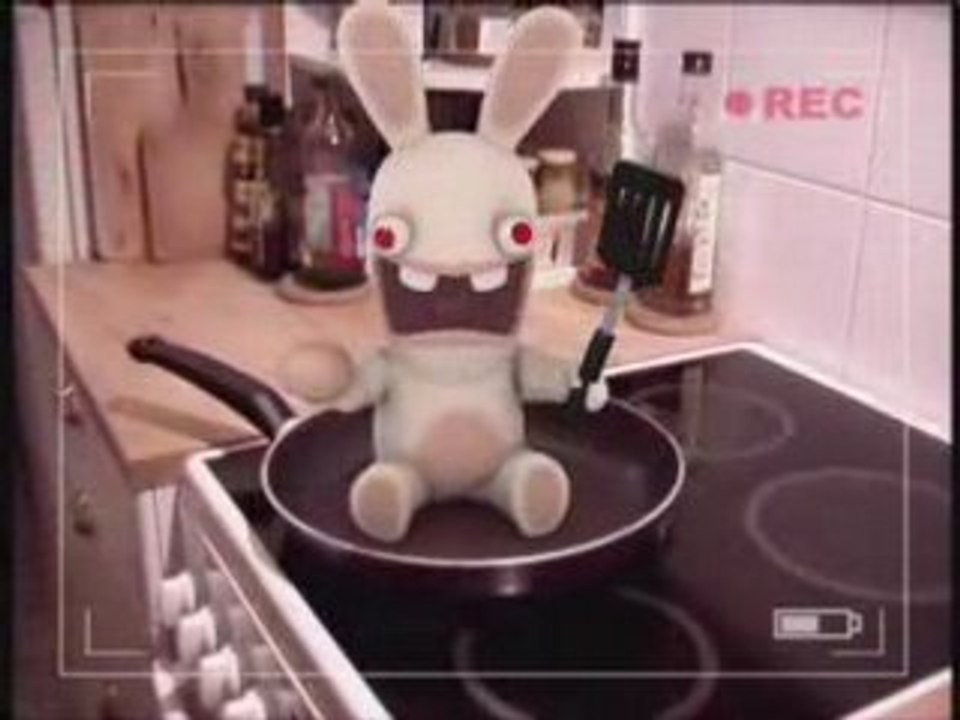 Rayman contre les lapins cretins et les oeufs