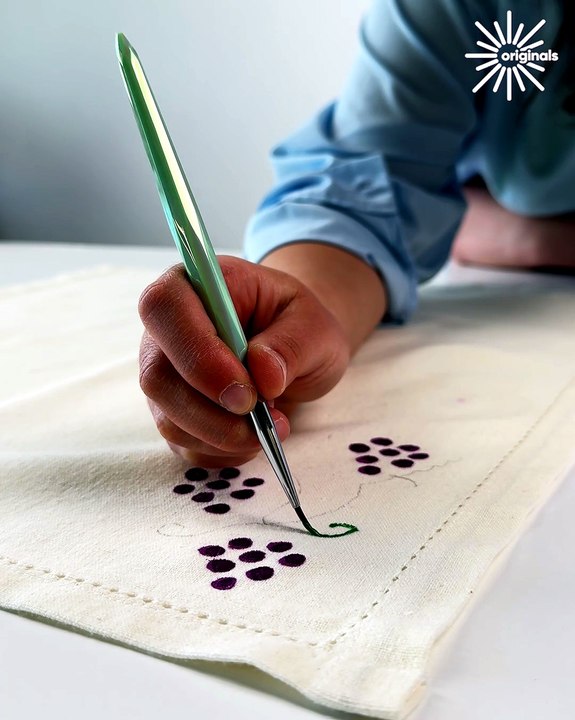 Fun and fresh fabric painting ideas 🧽🍊 - video Dailymotion