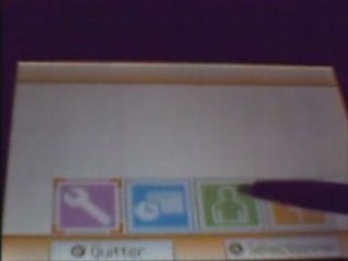 Aide sur DS calibrage de l'écran tactile