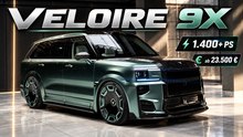 VELOIRE 9X: Luxus-SUV mit Forged Carbon und riesigen 24-Zoll-Felgen