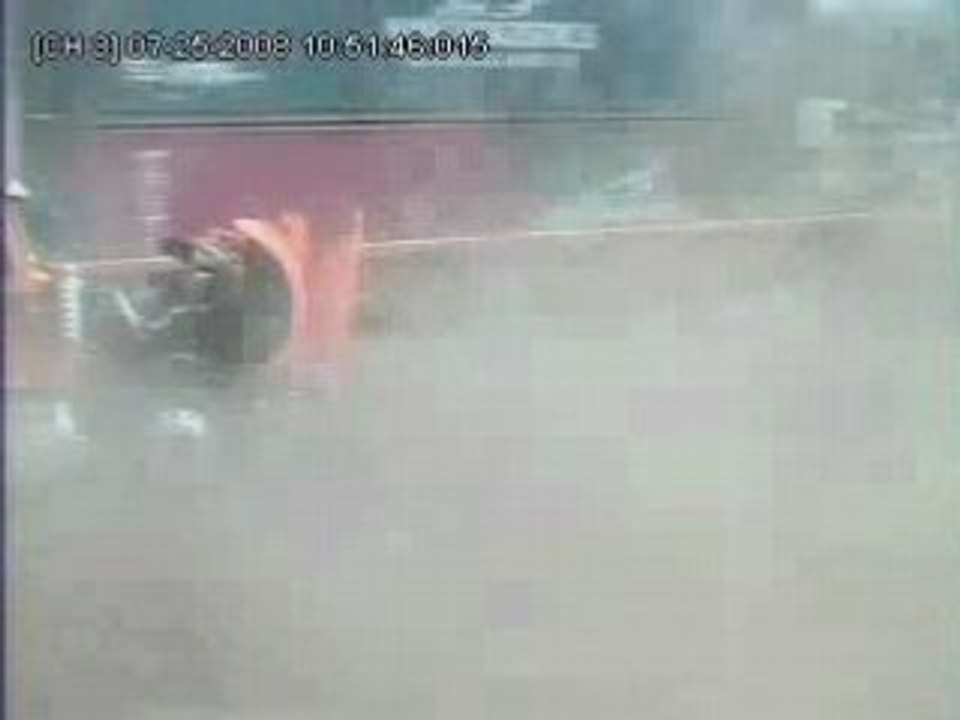 Accident camion vs train