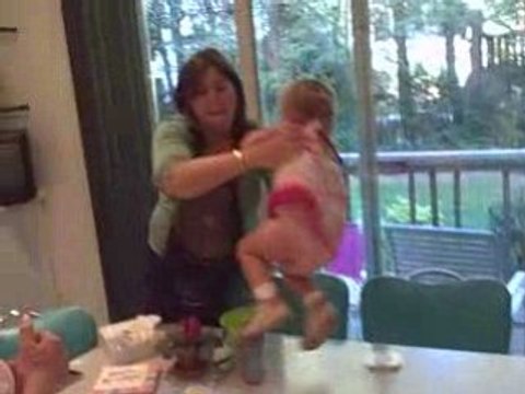 Zelda got a little freaked out by her birthday candles!