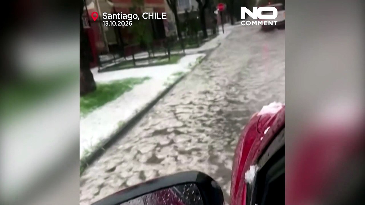 Unwetterchaos in santiago: hagel, Überschwemmungen und stromausfälle treffen chiles hauptstadt