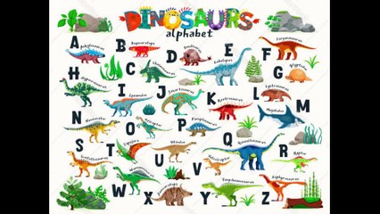 Madrigal Dinosaur Alphabet