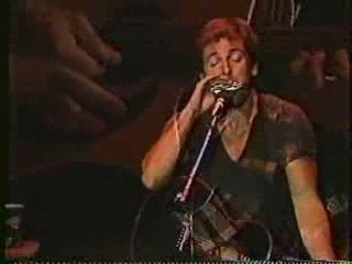 Darlington County (acoustic) 86 bruce pringsteen live