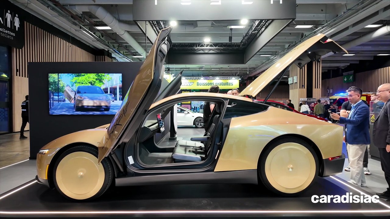 Mondial de l'Auto 2026 : Cybercab, Model Y...Rien de neuf chez Tesla ...