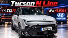 2027 Hyundai Tucson N Line: 20-Zoll-Felgen und aggressiver Look!