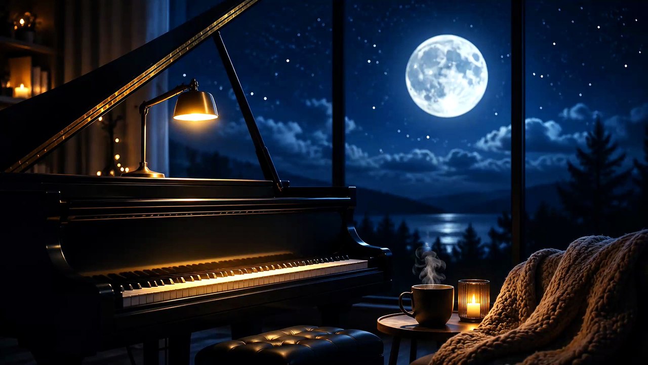 MÚSICA RELAJANTE PARA DORMIR 🎹 Piano Suave para Dormir Profundamente ...