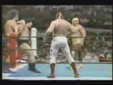 André, Big John Studd & Canek vs Inoki, Sakaguchi & Kimura