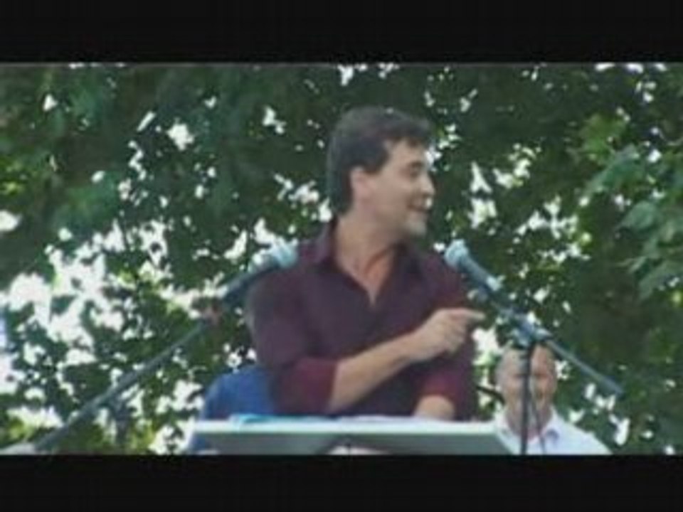 MONTEBOURG à Frangy en Bresse 2008 - part 2