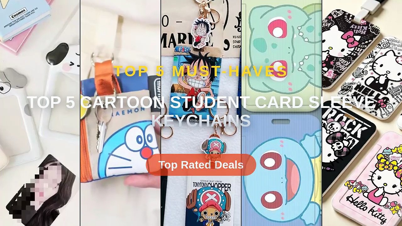 Amazing Top 5 Cartoon Student Card Sleeve Keychains You Need To See ...