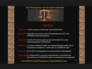 EEO Evaluaciones de Demandas
