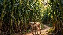 Mabel the Baby Calf Lost in the Corn Maze 🐾 | Animal Rescue