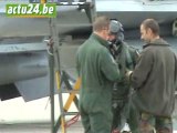 Actu24 - Vol avec les F16 belges prêts pour l'Afghanistan