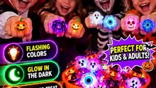 These Halloween LED Rings GLOW Like Crazy! 💍🎃