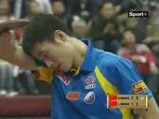 Finale Tennis de Table (Open de Chine)Wang Hao vs Wang Liqin
