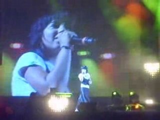 Concert de Lucie Azard à Barcarès en août 2008