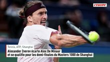 Alexander Zverev écarte Alex De Minaur et se qualifie pour les demi-finales du Masters 1000 de Shanghai - Tennis - Shanghaï