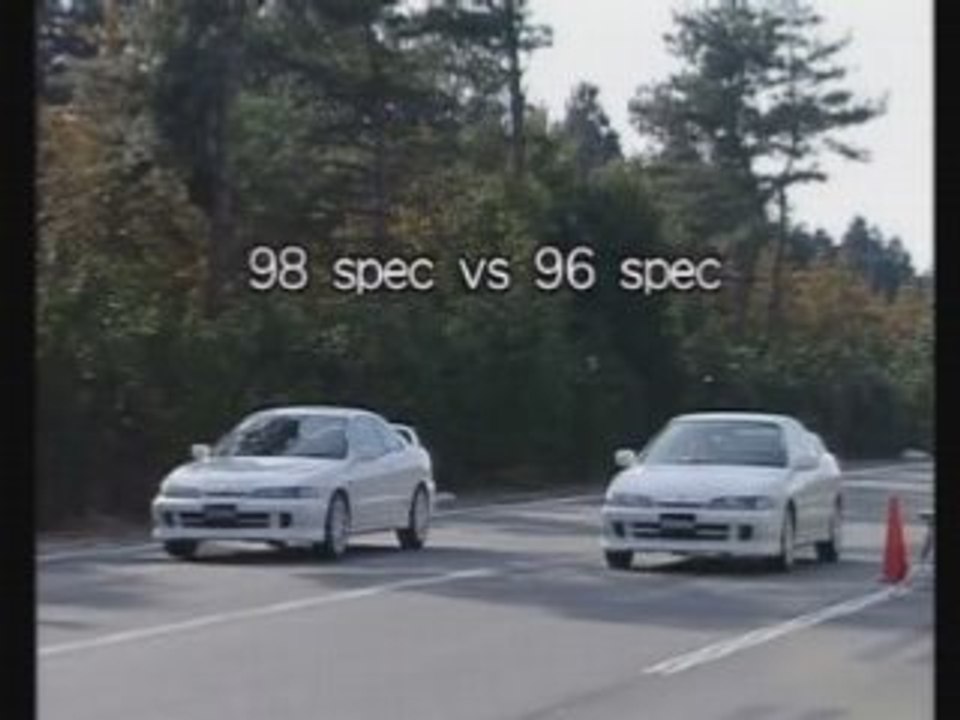 Honda integra type r dc2 96 spec  vs 98 spec