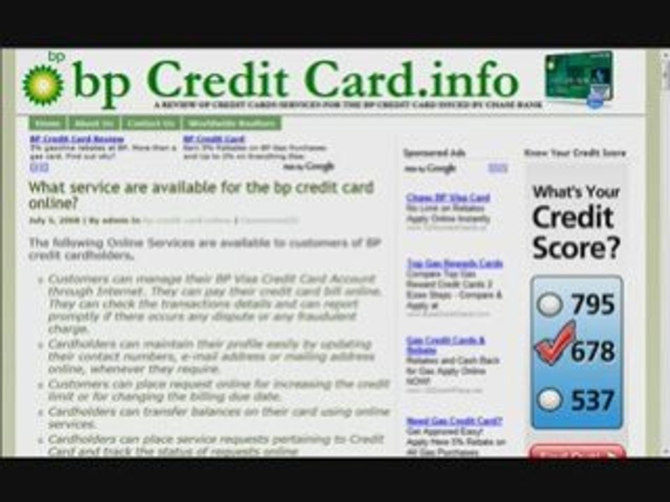BP Credit Card Rewards And Rebates Reviewed