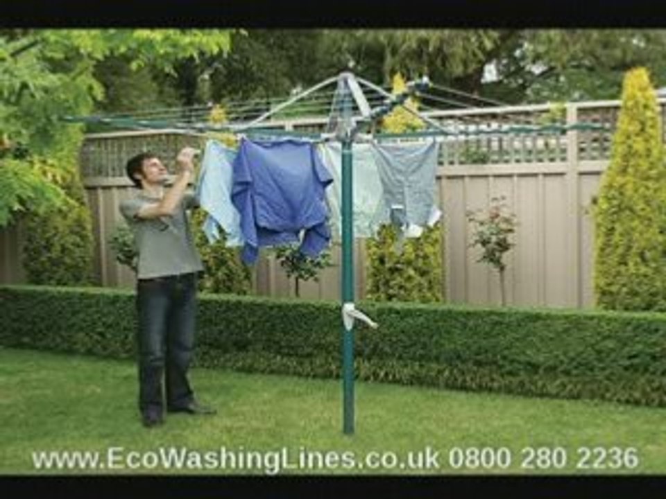 Brabantia Rotary Washing Line And Brabantia Washing Lines Uk - Video 